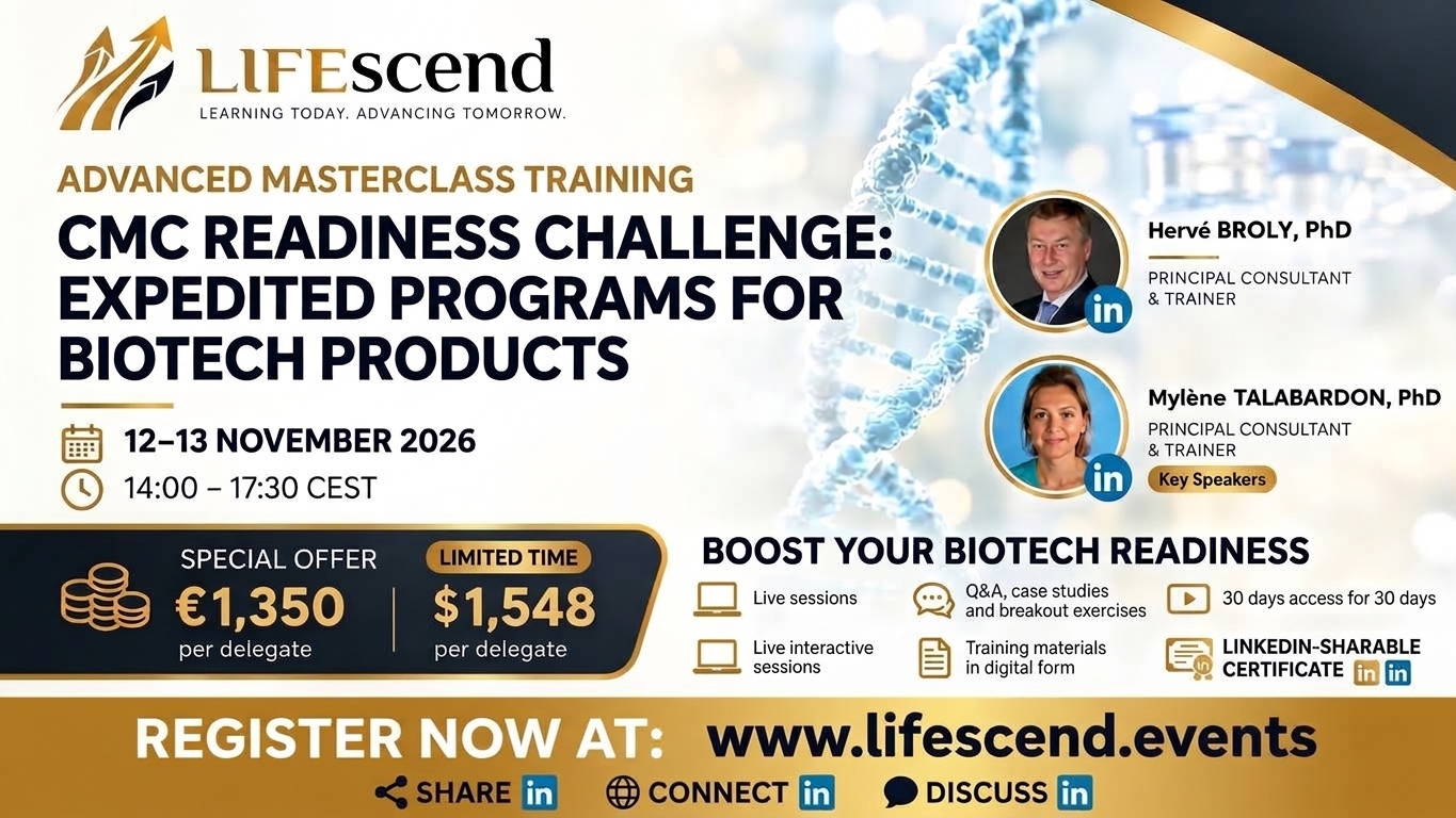 CMC Readiness Challenge in Case of Expedited Programs for Biotechnological Products